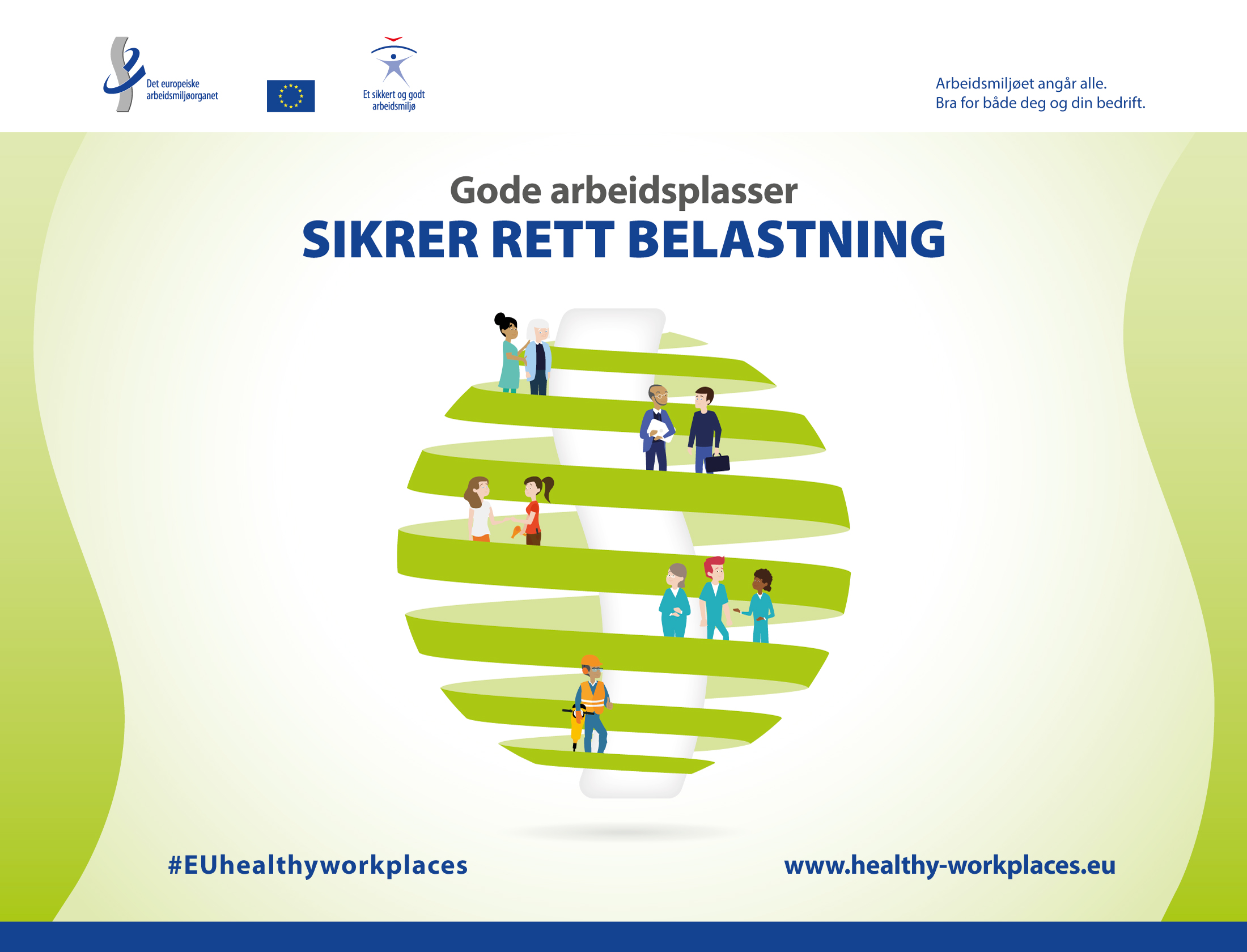 Plakat: EU healthy workplaces